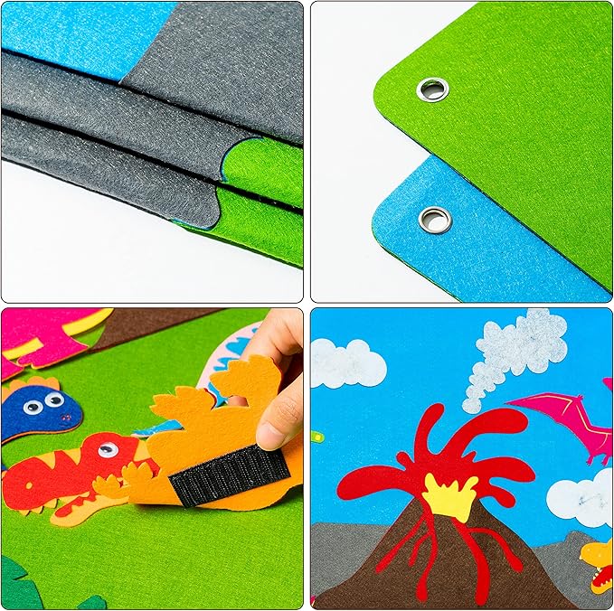 Toy Felt Farm Story Board Set