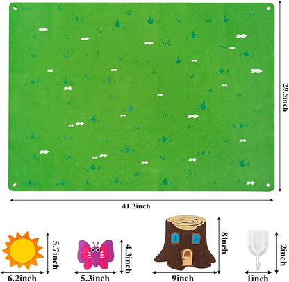 Toy Felt Farm Story Board Set
